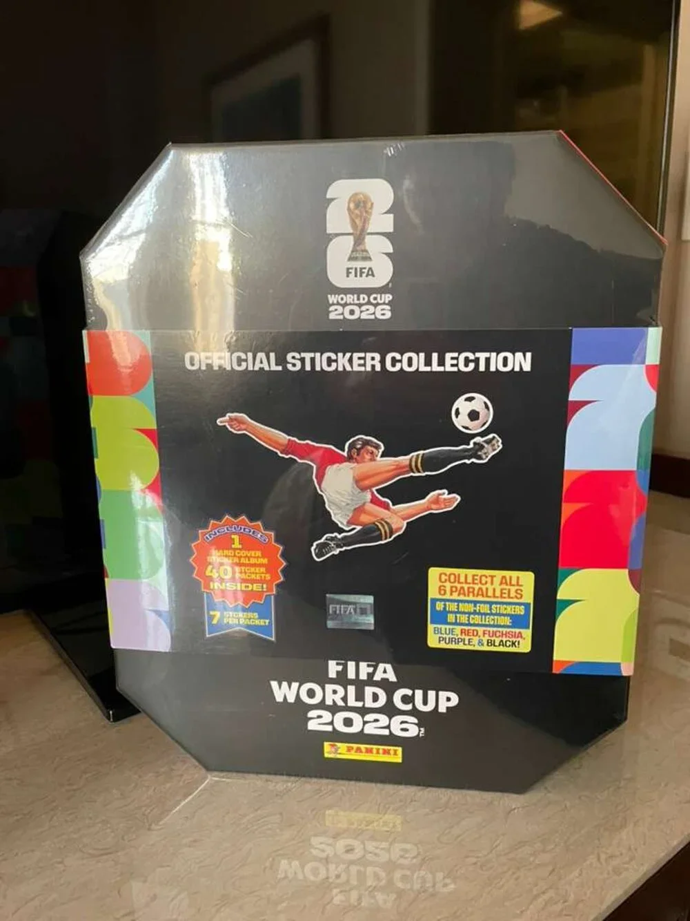 SEALED! 2026 Panini FIFA World Cup Sticker Stadium Collection Box - 40 Packs - Picture 9 of 9